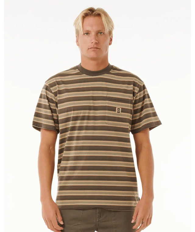 Search Stripe Tee - Beachin Surf
