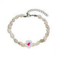 SEASHELL & PINK FRANJIPANI ANKLET - Beachin Surf