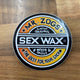 Sex Wax 3" Circle Sticker - Beachin Surf