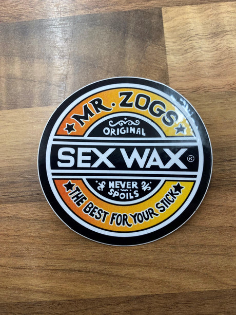 Sex Wax 3" Circle Sticker - Beachin Surf