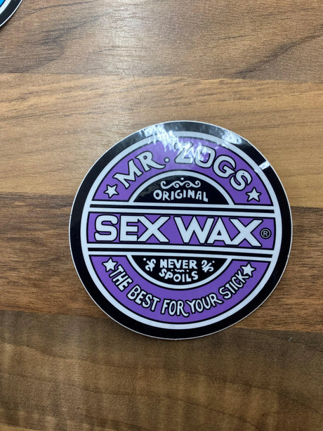 Sex Wax 3" Circle Sticker - Beachin Surf