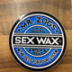 Sex Wax 3" Circle Sticker - Beachin Surf