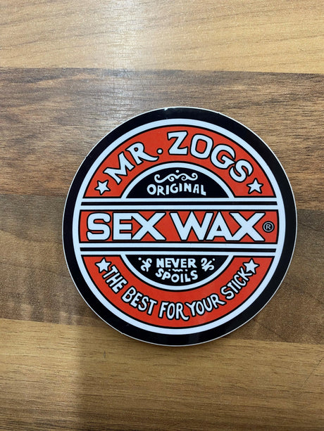 Sex Wax 3" Circle Sticker - Beachin Surf