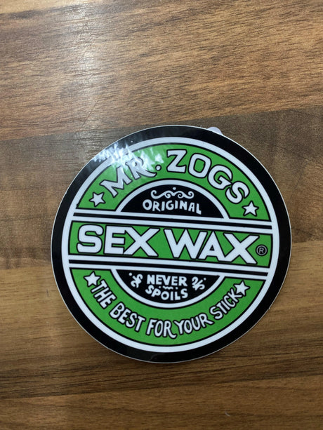 Sex Wax 3" Circle Sticker - Beachin Surf