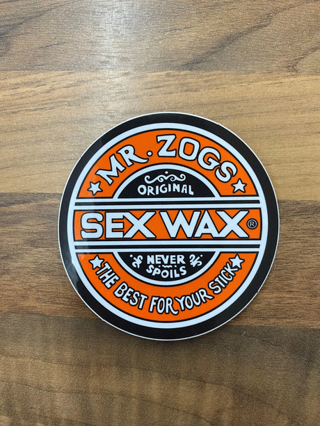 Sex Wax 3" Circle Sticker - Beachin Surf