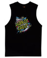 Shark Dot Front Muscle - Beachin Surf
