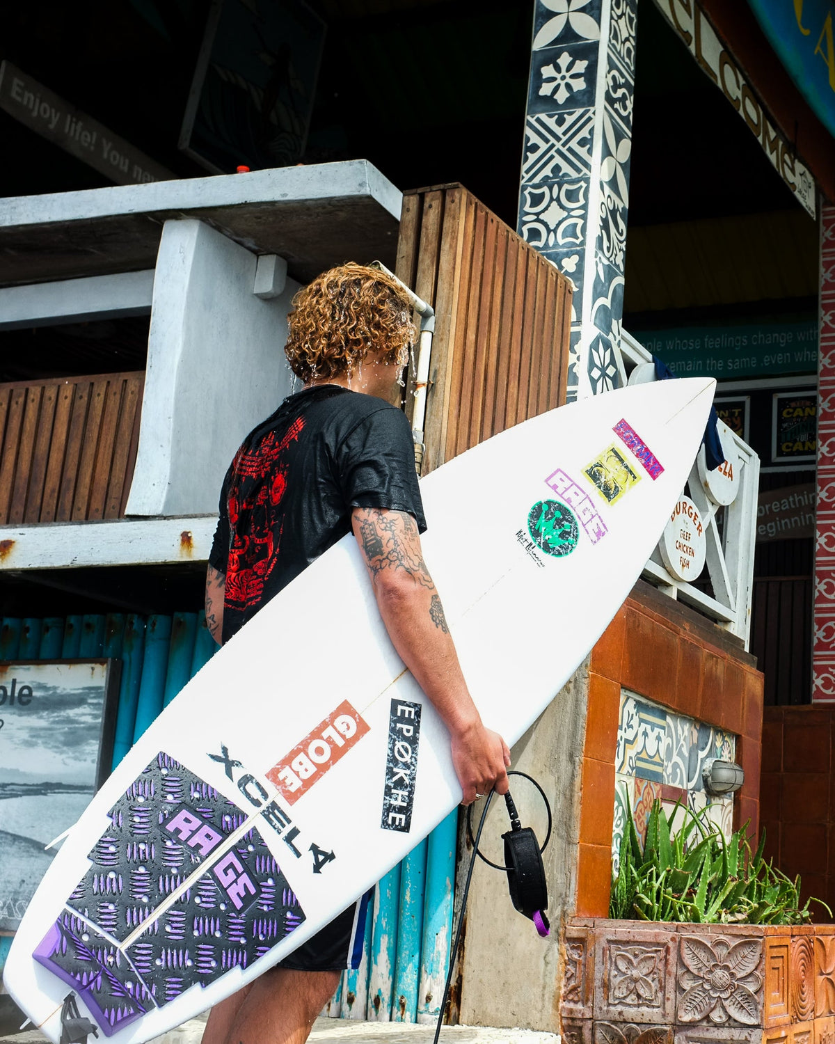 Rage Shaun Manners Traction Pad - Black / Purple