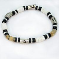 SHELL & WAVE BEAD BRACELET - Beachin Surf