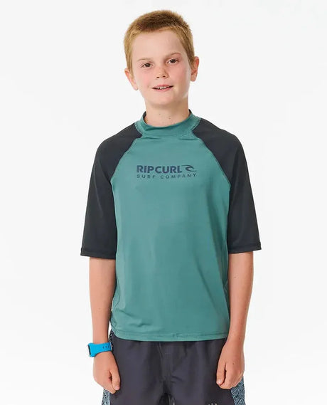 Shock Upf Short Sleeve Boys 8-16 - Beachin Surf