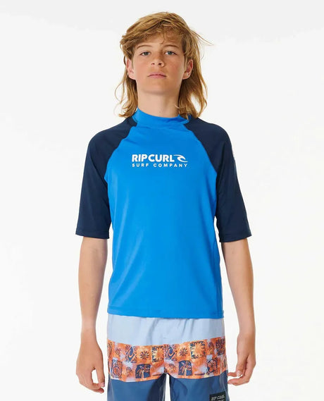 Shock Upf Short Sleeve Boys 8-16 - Beachin Surf
