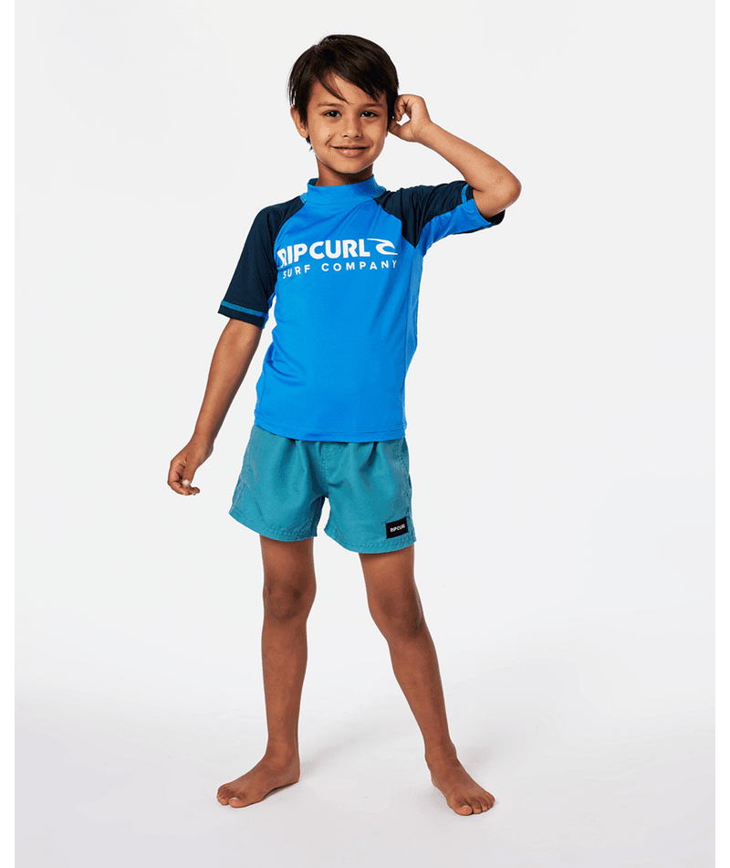 Shock Upf S/S-Boy 1-8 - Beachin Surf