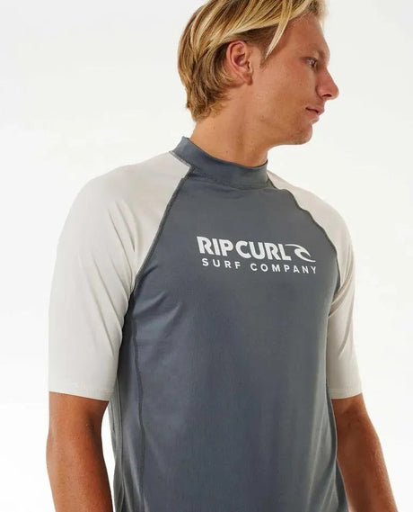 Shock Uv Short Sleeve Rash Vest - Beachin Surf