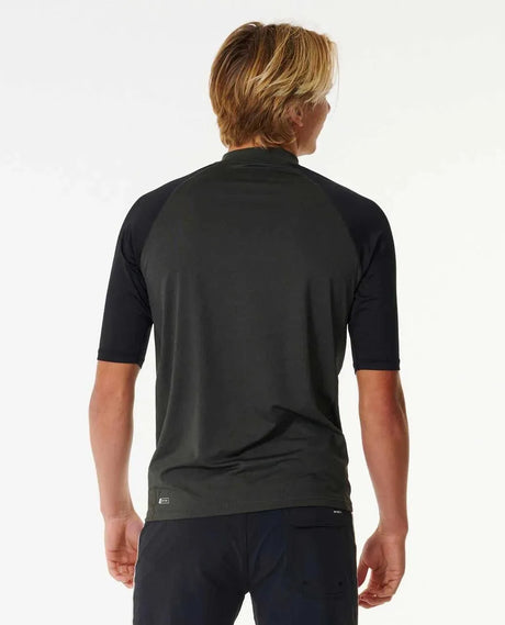 Shock Uv Short Sleeve Rash Vest - Beachin Surf