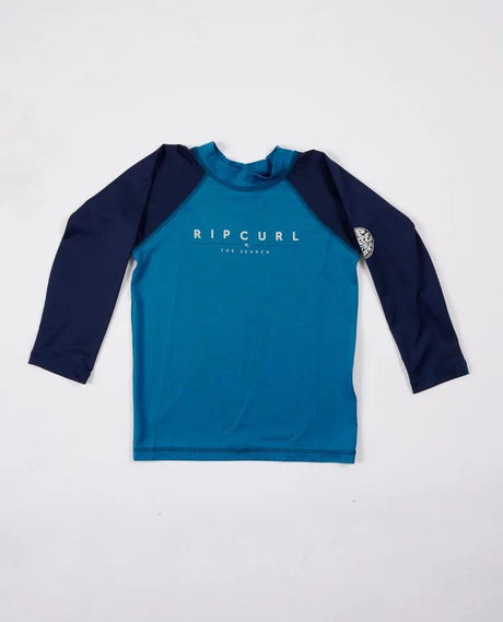 Shockwaves Long Sleeve Rash Vest - Boys (0-8 years) | RIP CURL | Beachin Surf