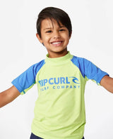Shockwaves Short Sleeve Rash Vest - Boys (0-8 Years) - Beachin Surf