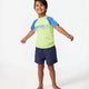 Shockwaves Short Sleeve Rash Vest - Boys (0-8 Years) - Beachin Surf