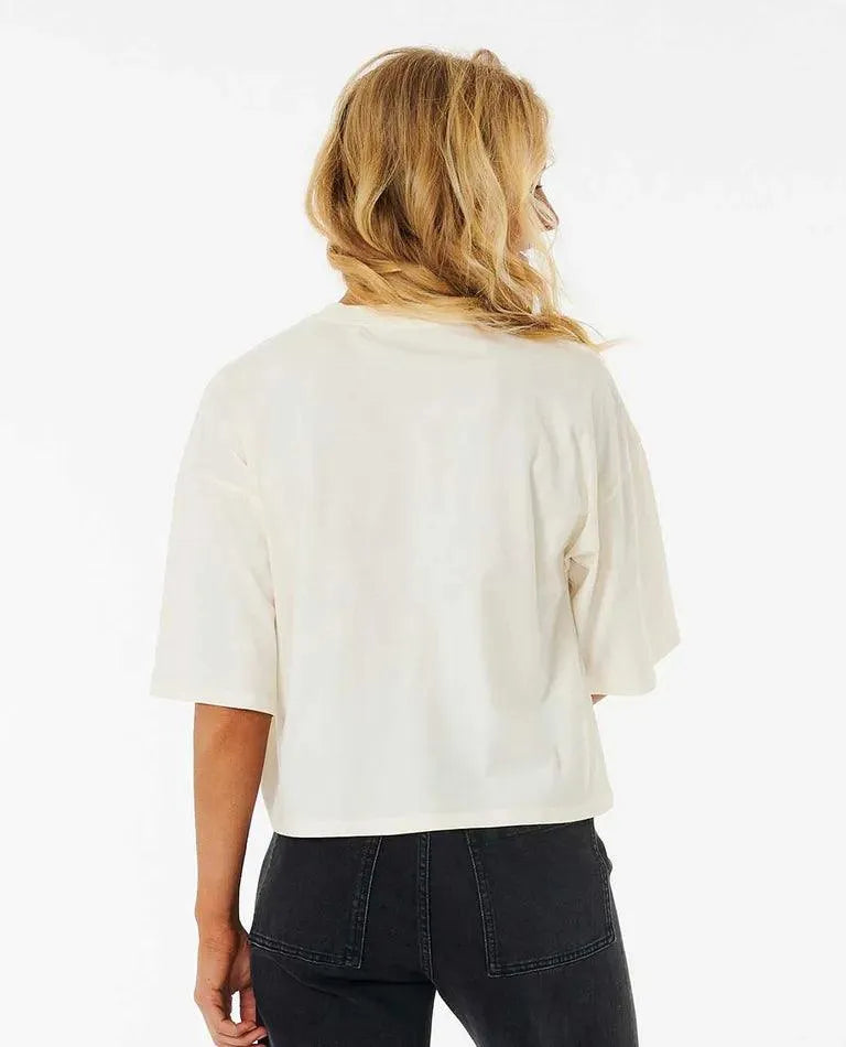 Shore Break Heritage Crop Tee | RIP CURL | Beachin Surf