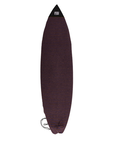 Creatures of Leisure Shortboard Reliance Sox board cover - Purple Black Stripe