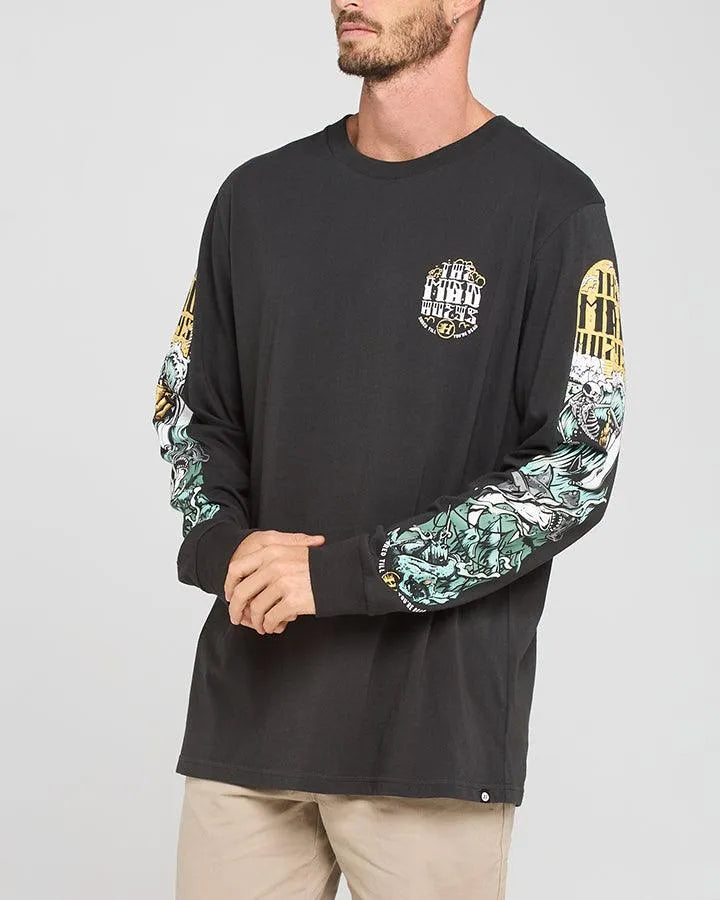 SHRED TIL YOURE DEAD | LS TEE - Beachin Surf