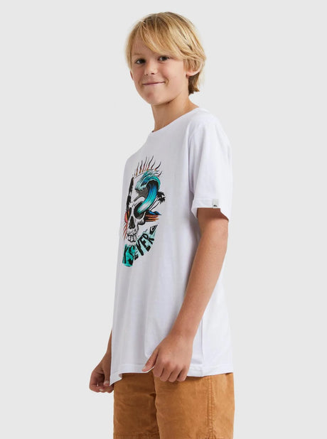 Skull Wave Youth Ss - Beachin Surf