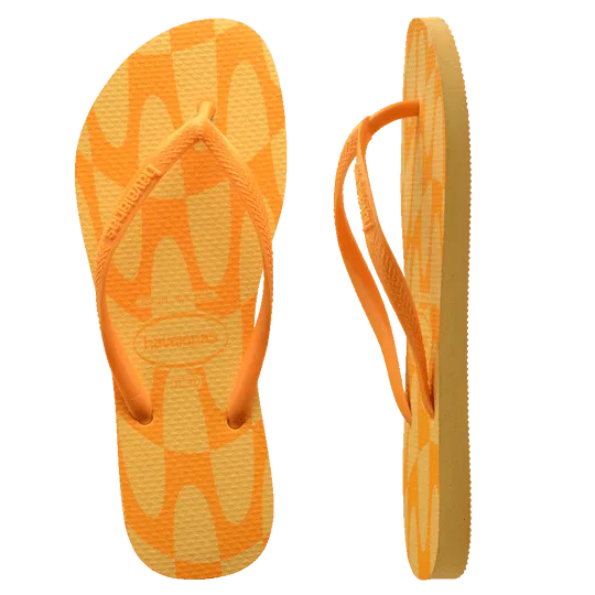 Slim Distorted Wave Thongs - Beachin Surf