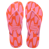 Slim Distorted Wave Thongs - Beachin Surf