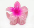 SMALL GLOSS PINK FRANJIPANI HAIR CLIP - Beachin Surf