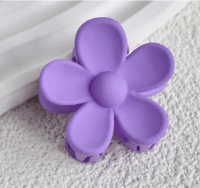 SMALL PASTEL PURPLE DAISY HAIR CLIP - Beachin Surf