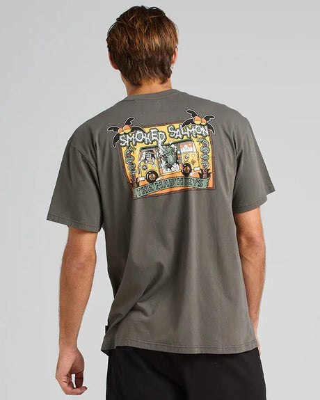 Smoked Salmon | Oversized SS Tee - Beachin Surf