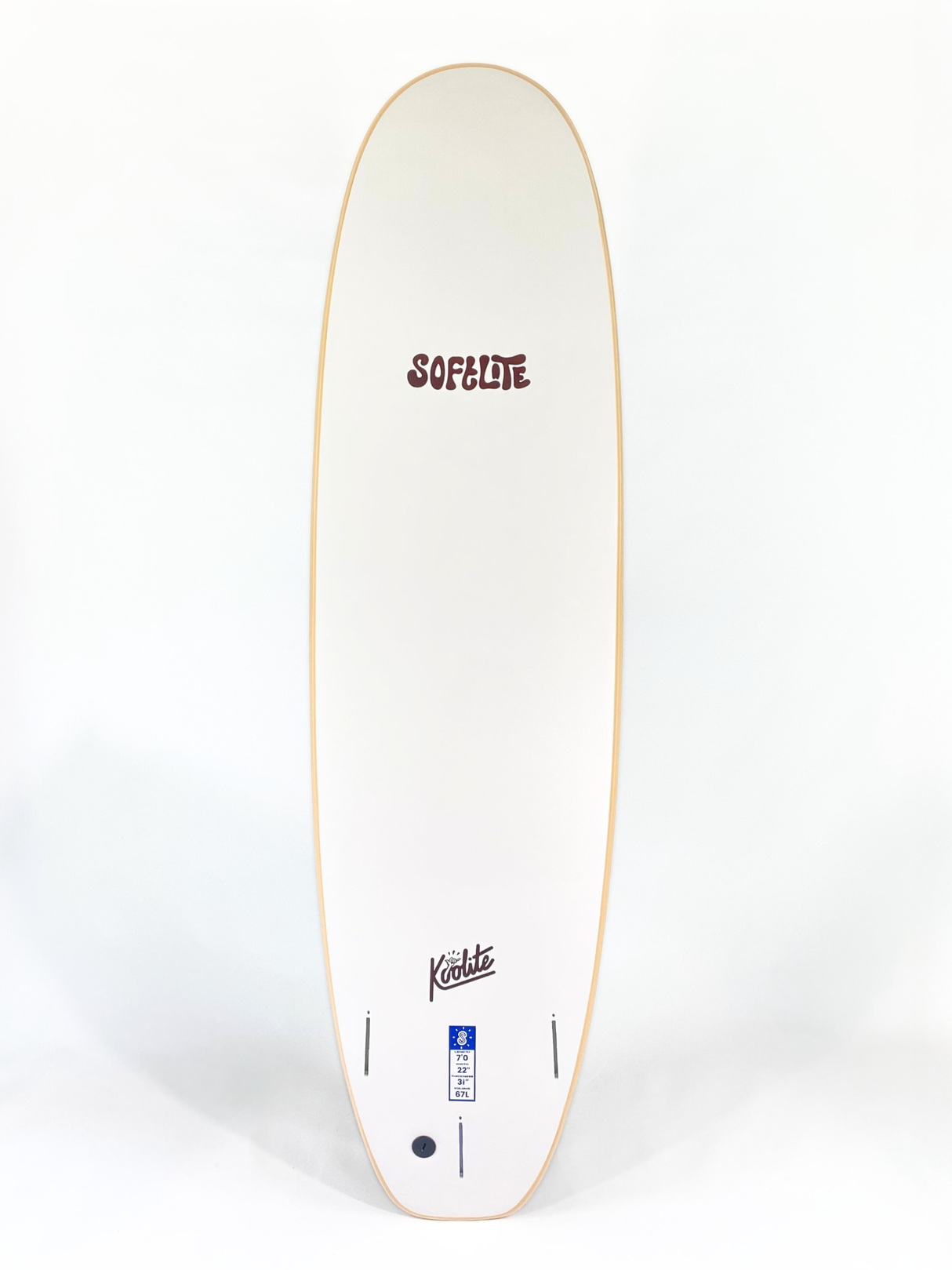 Softlite Koolite softboard in Lager, white slick bottom