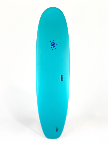 Softlite Koolite softboard in Teal, deck view