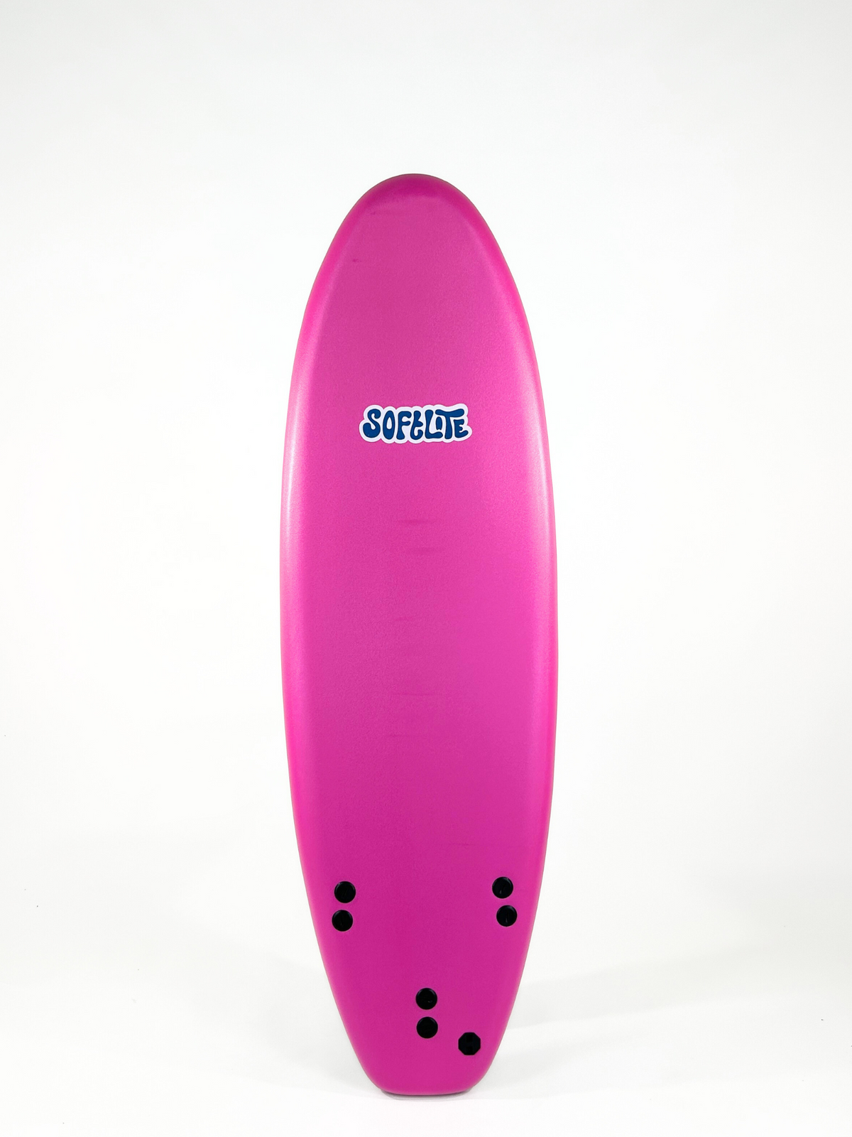 Softlite Shred Head 6'6 softboard in Pink, deck view