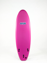 Softlite Shred Head 6'6 softboard in Pink, deck view