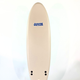 Softlite Shred Head softboard in Sand, deck view