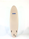 Softlite Shred Head softboard in Sand, deck view
