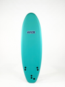 Softlite Shred Head 6'6 softboard in Teal, deck view