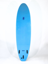 Softlite Slider softboard in Blue, bottom slick view