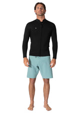 Solid Sets 2Mm Front Zip Jacket