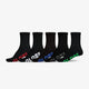Stealth Crew Sock 5 Pack - Beachin Surf