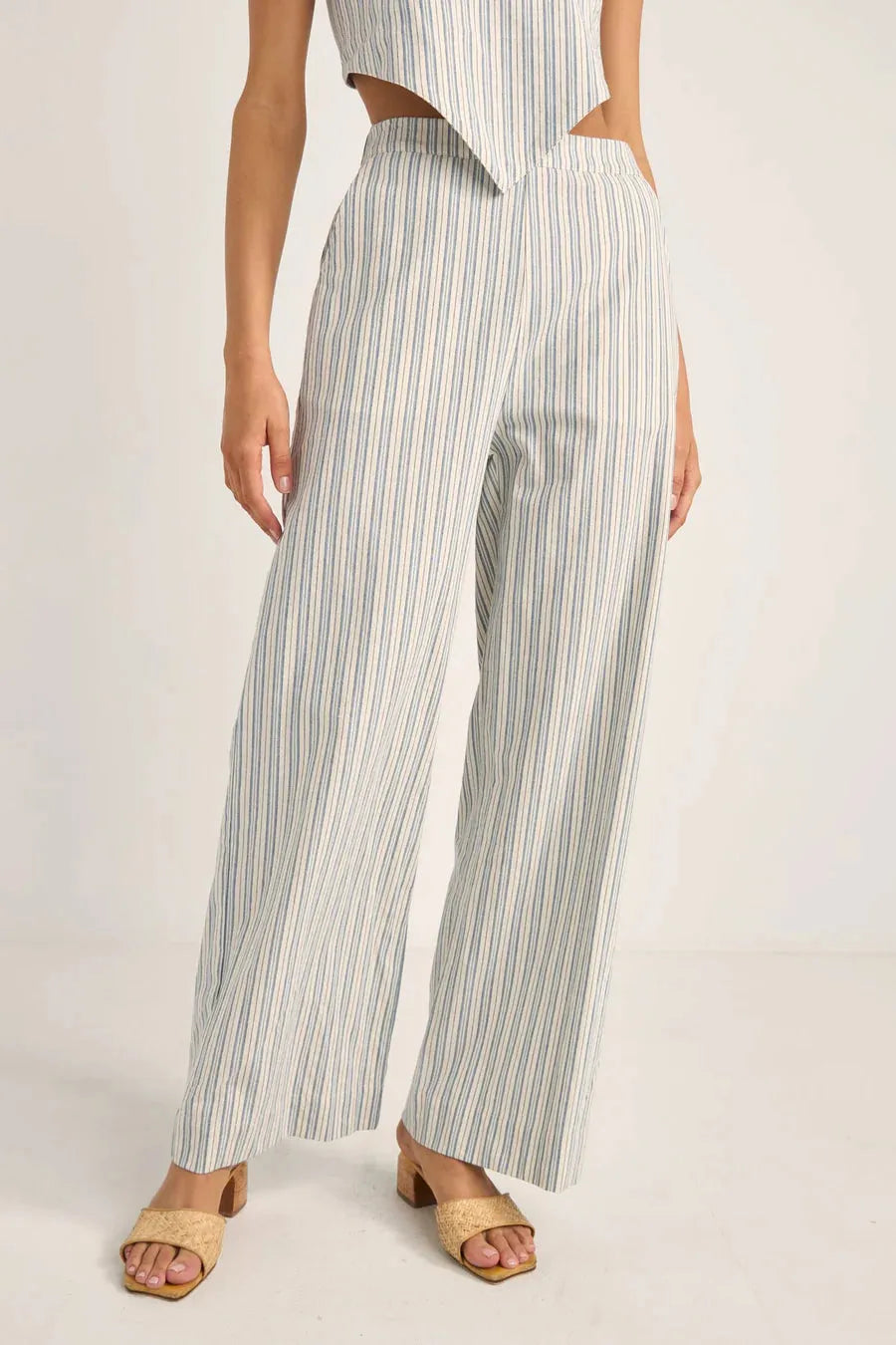 Stella Stripe Wide Leg Pant - Beachin Surf