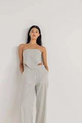 Stella Stripe Wide Leg Pant - Beachin Surf