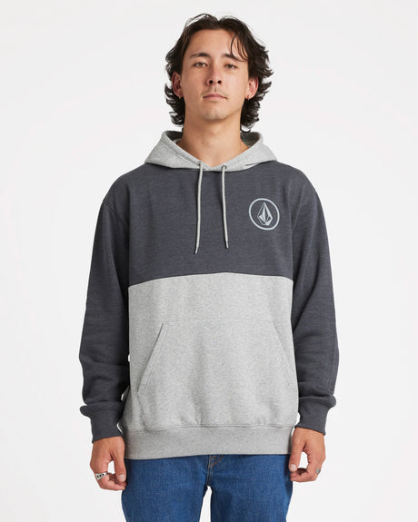 Stone CB Pullover Fleece - Heather Grey - Beachin Surf