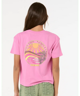 Sun & Sea Crop Tee-Girl - Beachin Surf