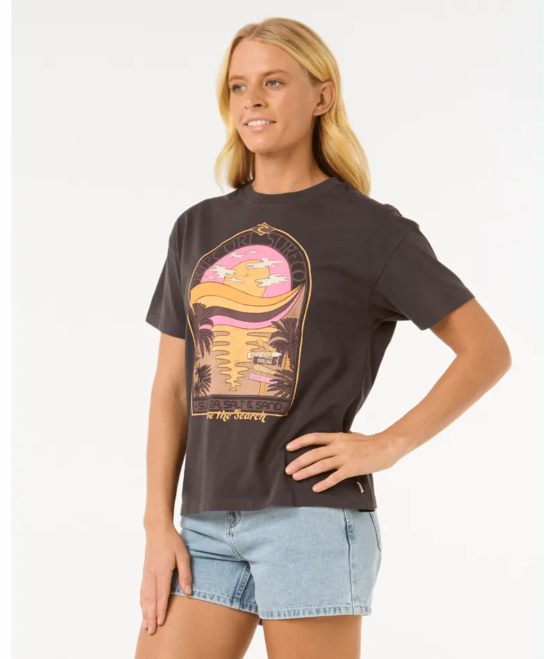 Sun & Sea Relaxed Tee - Beachin Surf