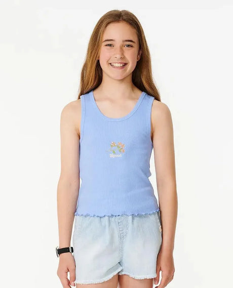 Sun Catcher Rib Tank - Girls (8-14 years) - Beachin Surf
