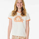 Sun Catcher Ringer Tee - Girl (8-14 years) - Beachin Surf