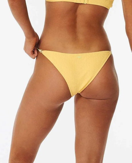 Sun Club Texture Skimpy Coverage Bikini Bottom - Beachin Surf