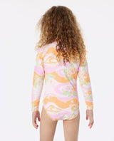 Sunkissed Long Sleeve Surf Suit - Girls (1-8 years) - Beachin Surf