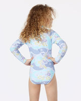 Sunkissed Long Sleeve Surf Suit - Girls (1-8 years) - Beachin Surf