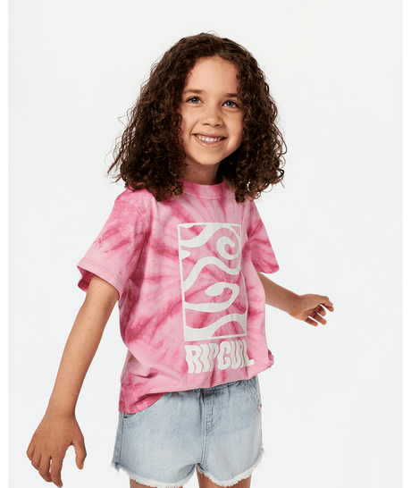 SUNKISSED TIE DYE TEE-GIRL - Beachin Surf